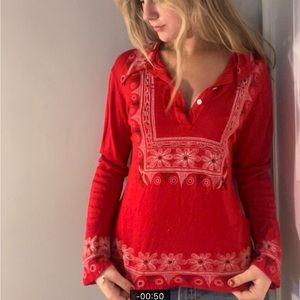 Red vintage shirt